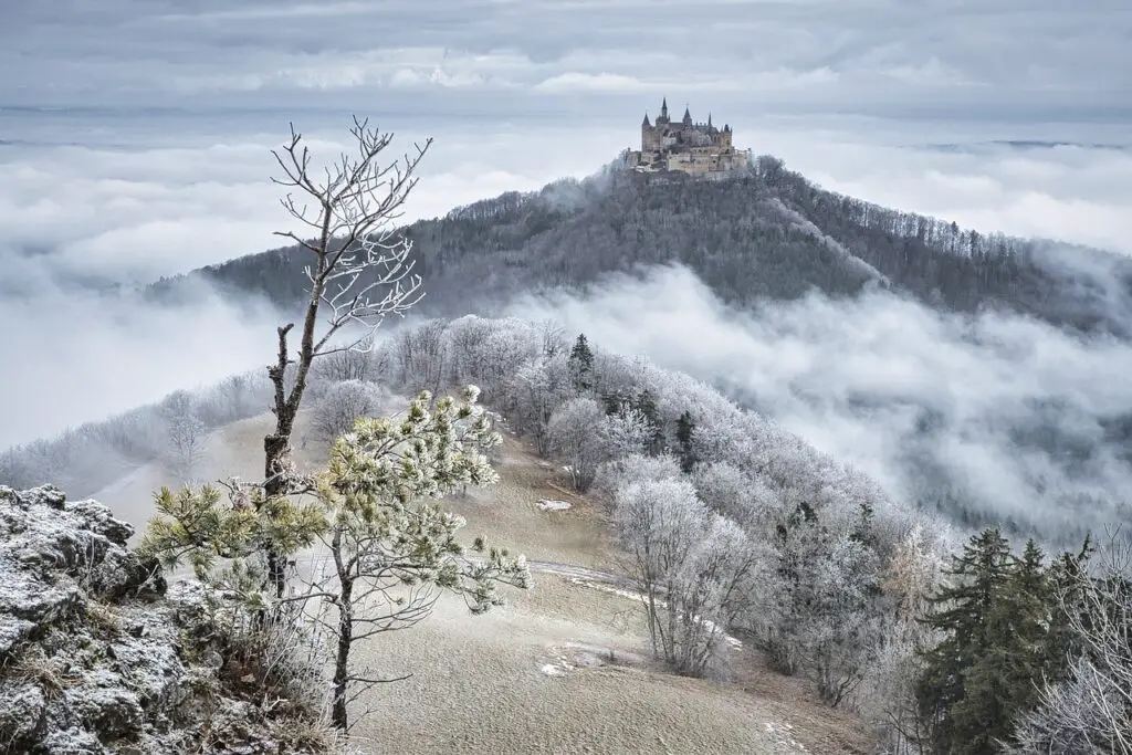 Uno de los castillos más famosos de Alemania en invierno