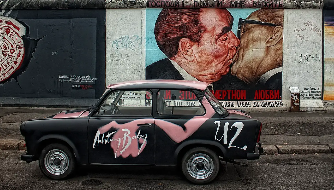 Grafiti en el muro de Berlín